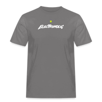 SPOD Männer Workwear T-Shirt Grau / S Electroholic Shirt - Männer Russel T-Shirt E-Bike-Community