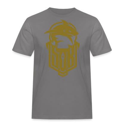 SPOD Männer Workwear T-Shirt Grau / S Hai Bike GOLD - SOB - Männer Workwear T-Shirt E-Bike-Community