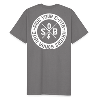 SPOD Männer Workwear T-Shirt Grau / S Haters gonna Hate 25 - Männer Russell Athletic Shirt E-Bike-Community