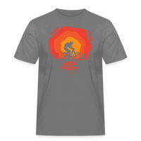 SPOD Männer Workwear T-Shirt Grau / S LOSE THE PATH - CREATE YOUR OWN ADVENTURE - Russell Athletic Shirt E-Bike-Community