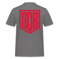 SPOD Männer Workwear T-Shirt Grau / S SoB REDLINE - Russel Athletics Shirt E-Bike-Community