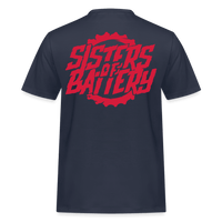 SPOD Männer Workwear T-Shirt Navy / S Sisters of Battery - REDLINE - Russel Athletics Shirt E-Bike-Community