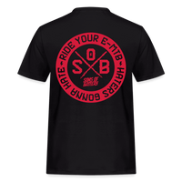 SPOD Männer Workwear T-Shirt Redline Spezial 2 Side Big Print - Russell Athletic E-Bike-Community