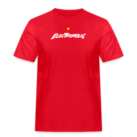 SPOD Männer Workwear T-Shirt Rot / S Electroholic Shirt - Männer Russel T-Shirt E-Bike-Community