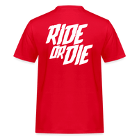 SPOD Männer Workwear T-Shirt Rot / S Ride or Die Russell Athletic  T-Shirt E-Bike-Community