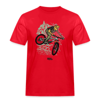 SPOD Männer Workwear T-Shirt Rot / S Shred or Alive 2022 - Männer Russell Athletic T-Shirt E-Bike-Community