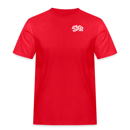 SPOD Männer Workwear T-Shirt Rot / S Shred or Alive - Brush E-Bike-Community