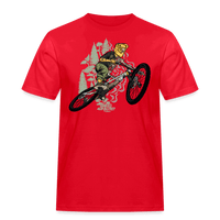 SPOD Männer Workwear T-Shirt Rot / S Shred or Alive - Jumper - Männer Workwear T-Shirt E-Bike-Community