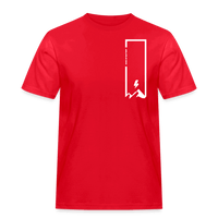 SPOD Männer Workwear T-Shirt Rot / S SoB on the Rocks - Weiß E-Bike-Community