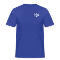SPOD Männer Workwear T-Shirt Royalblau / S Cross / Haters - 2 Side - Russel Athletics T-Shirt E-Bike-Community