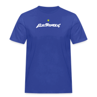 SPOD Männer Workwear T-Shirt Royalblau / S Electroholic Shirt - Männer Russel T-Shirt E-Bike-Community