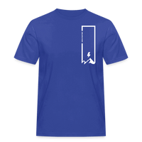 SPOD Männer Workwear T-Shirt Royalblau / S SoB on the Rocks - Weiß E-Bike-Community