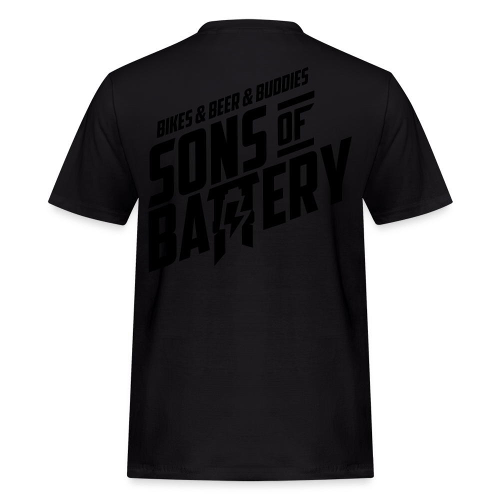 SPOD Männer Workwear T-Shirt Schwarz / S 3B BLACKLINE - Russel Athletics Shirt E-Bike-Community