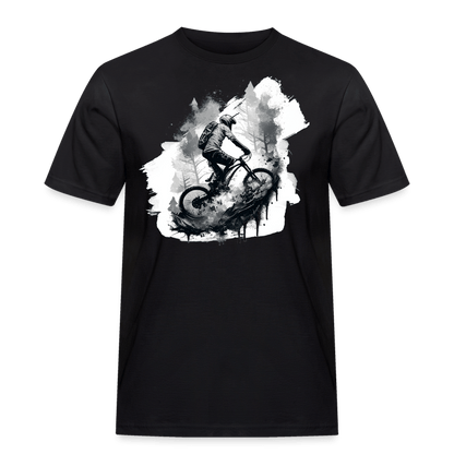 SPOD Männer Workwear T-Shirt Schwarz / S Enduro Biker - Männer Workwear T-Shirt E-Bike-Community