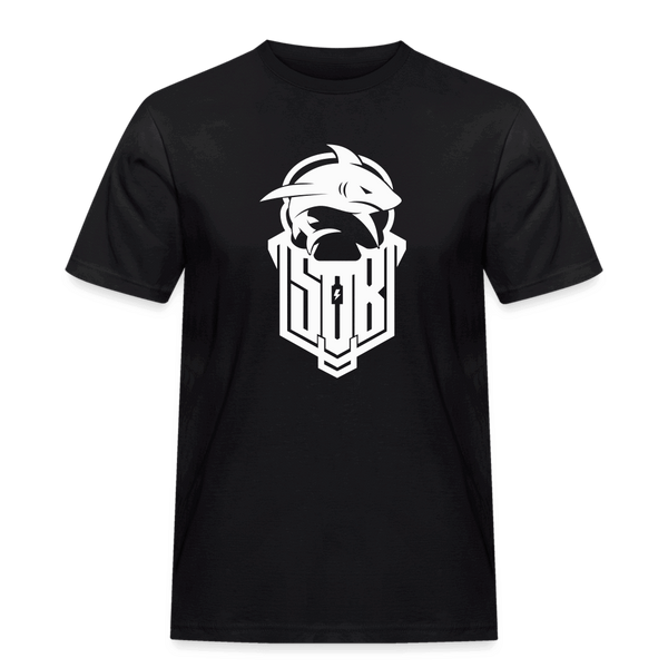 SPOD Männer Workwear T-Shirt Schwarz / S Hai Bike - Männer T-Shirt Russell E-Bike-Community