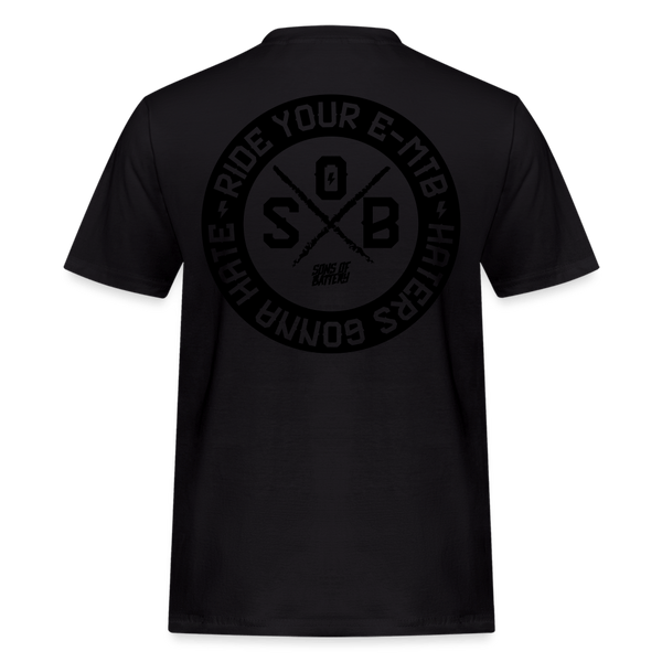 SPOD Männer Workwear T-Shirt Schwarz / S Haters BLACKLINE - Russel Athletics Shirt E-Bike-Community