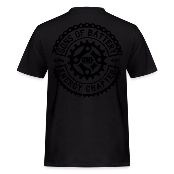 SPOD Männer Workwear T-Shirt Schwarz / S OG BLACKLINE - Russel Athletics Shirt E-Bike-Community