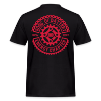 SPOD Männer Workwear T-Shirt Schwarz / S OG RED Line - Männer Workwear T-Shirt E-Bike-Community