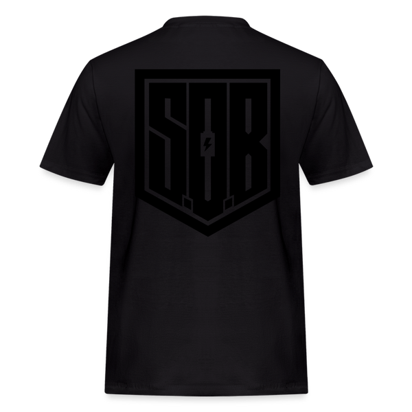 SPOD Männer Workwear T-Shirt Schwarz / S SOB BLACKLINE - Russel Athletics Shirt E-Bike-Community