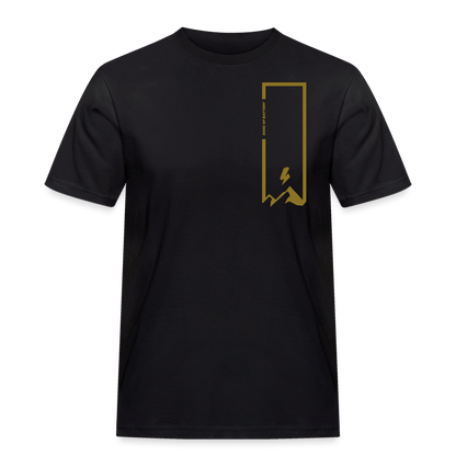 SPOD Männer Workwear T-Shirt Schwarz / S Sob on the Rocks Gold E-Bike-Community