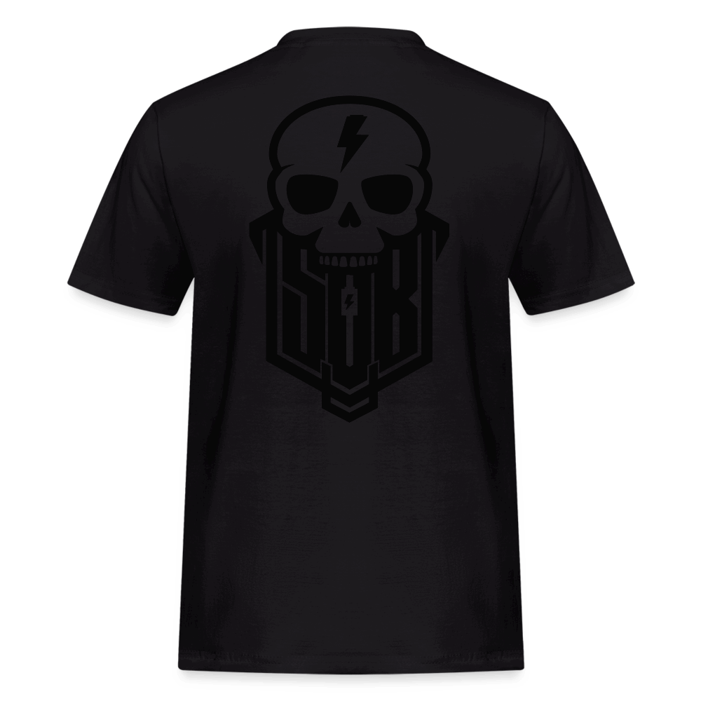 SPOD Männer Workwear T-Shirt SKULLGANG BLACKLINE - Russel Athletics Shirt E-Bike-Community