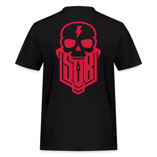 SPOD Männer Workwear T-Shirt SKULLGANG - REDLINE Männer Workwear T-Shirt E-Bike-Community