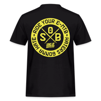 SPOD Männer Workwear T-Shirt Two Side Big Print - Love and Hate - Männer Workwear T-Shirt E-Bike-Community