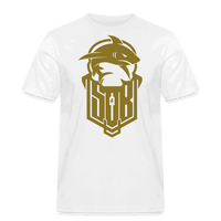 SPOD Männer Workwear T-Shirt weiß / S Hai Bike GOLD - SOB - Männer Workwear T-Shirt E-Bike-Community