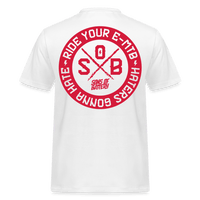 SPOD Männer Workwear T-Shirt Weiß / S Haters gonna Hate - REDLINE - Russel Athletics Shirt E-Bike-Community