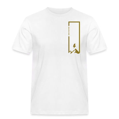 SPOD Männer Workwear T-Shirt weiß / S Sob on the Rocks Gold E-Bike-Community