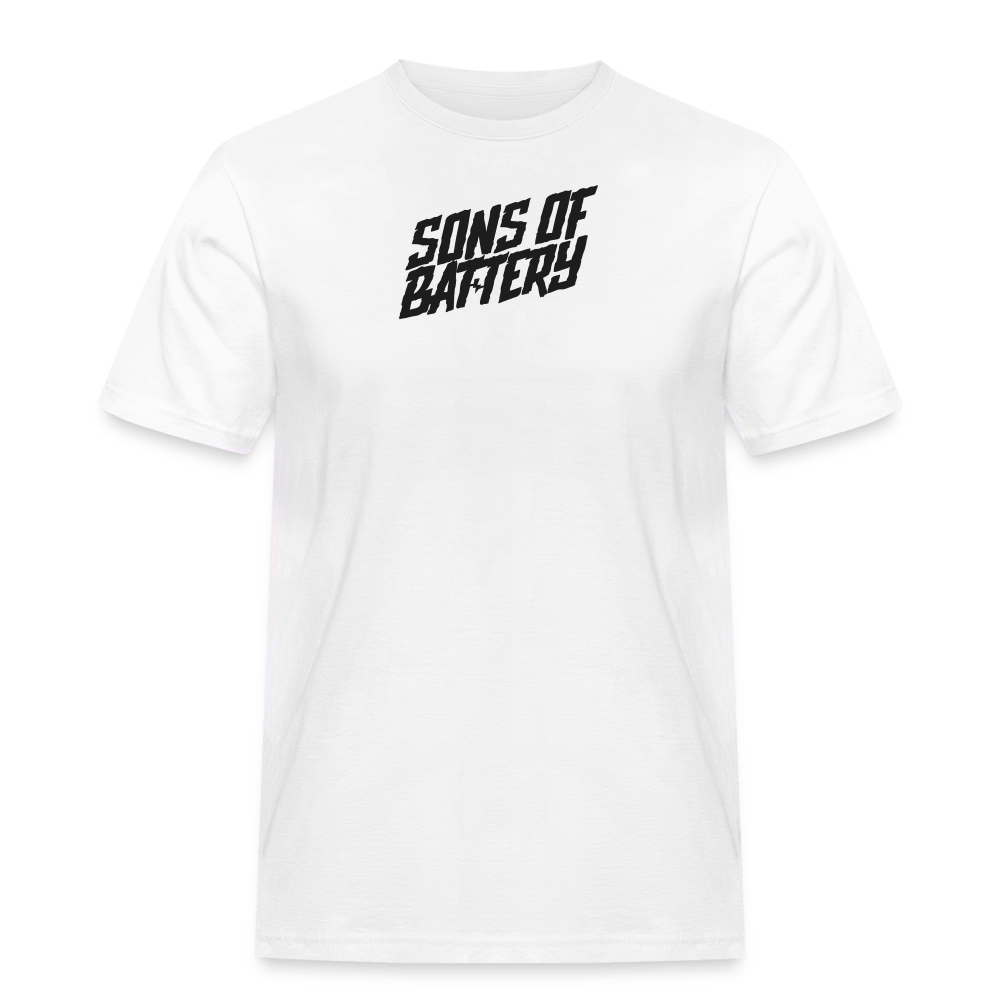 SPOD Männer Workwear T-Shirt weiß / S Sons of Battery - Signature - Std Shirt E-Bike-Community