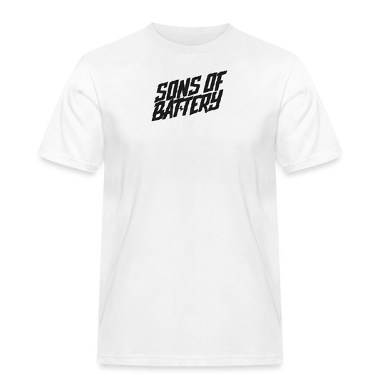 SPOD Männer Workwear T-Shirt weiß / S Sons of Battery - Signature - Std Shirt E-Bike-Community