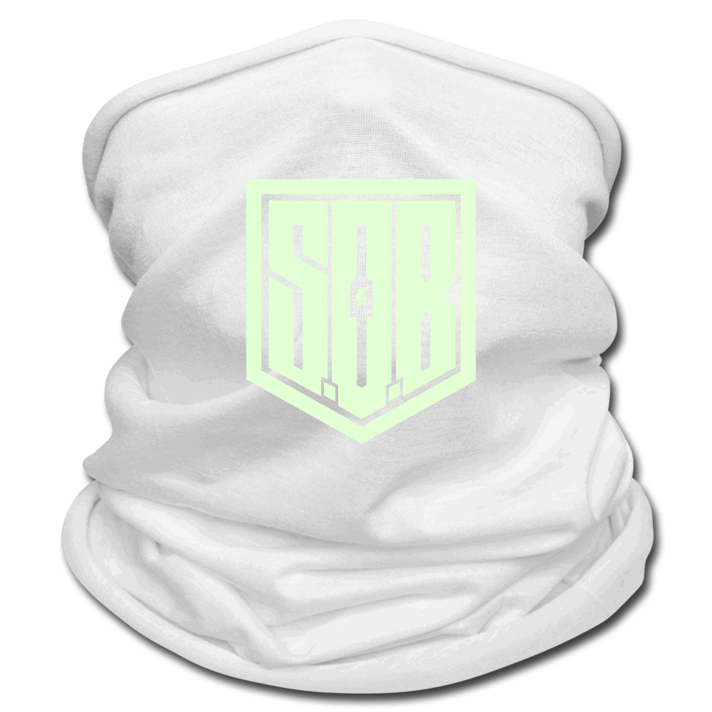 SPOD Multifunktionstuch Weiß Glow in the Dark - Multifunktionstuch E-Bike-Community