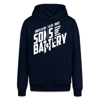 SPOD Unisex Bio-Hoodie von Stanley & Stella Navy / XS 3 Dicke B's - Unisex Bio-Hoodie von Stanley & Stella E-Bike-Community