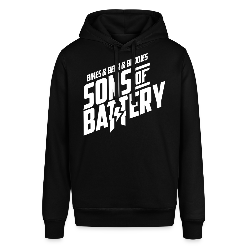 SPOD Unisex Bio-Hoodie von Stanley & Stella Schwarz / XS 3 Dicke B's - Unisex Bio-Hoodie von Stanley & Stella E-Bike-Community