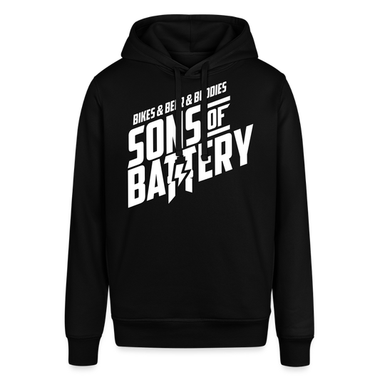 SPOD Unisex Bio-Hoodie von Stanley & Stella Schwarz / XS 3 Dicke B's - Unisex Bio-Hoodie von Stanley & Stella E-Bike-Community