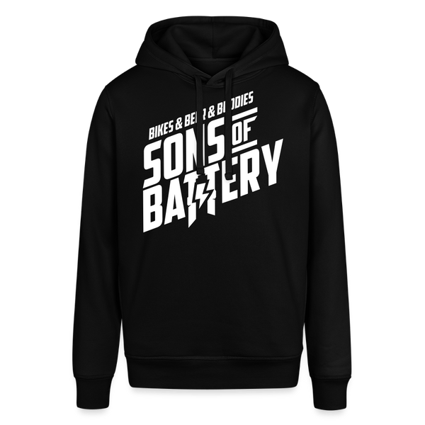 SPOD Unisex Bio-Hoodie von Stanley & Stella Schwarz / XS 3 Dicke B's - Unisex Bio-Hoodie von Stanley & Stella E-Bike-Community