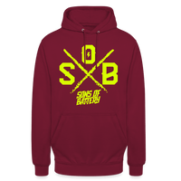 SPOD Unisex Hoodie Bordeaux / S SOB CROSS - SONS OF BATTERY - Unisex Hoodie E-Bike-Community