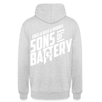 SPOD Unisex Hoodie Hellgrau meliert / S SONS OF BATTERY - DIE 3 DICKEN B's - Unisex Hoodie E-Bike-Community