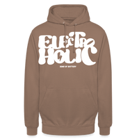 SPOD Unisex Hoodie Mokka / S 60s Style - Front - Electroholic - Men’s Premium Hoodie E-Bike-Community