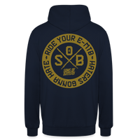 SPOD Unisex Hoodie Navy / S "Haters" - Gold - Sons of Battery - Unisex Hoodie E-Bike-Community