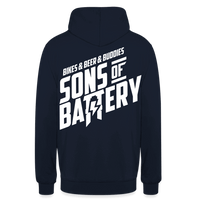 SPOD Unisex Hoodie Navy / S SONS OF BATTERY - DIE 3 DICKEN B's - Unisex Hoodie E-Bike-Community