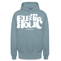 SPOD Unisex Hoodie Nebelblau / S 60s Style - Front - Electroholic - Men’s Premium Hoodie E-Bike-Community