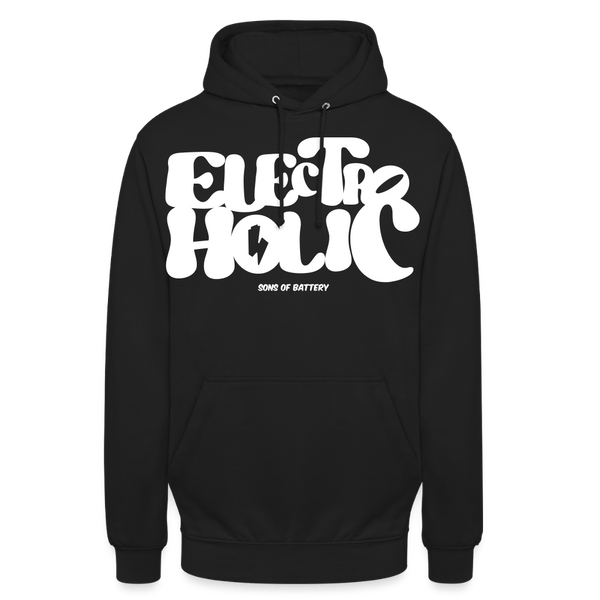 SPOD Unisex Hoodie Schwarz / S 60s Style - Front - Electroholic - Men’s Premium Hoodie E-Bike-Community