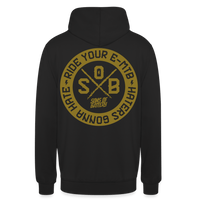 SPOD Unisex Hoodie Schwarz / S "Haters" - Gold - Sons of Battery - Unisex Hoodie E-Bike-Community