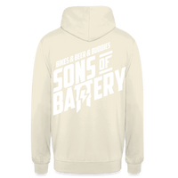 SPOD Unisex Hoodie Vanille-Milchshake / S SONS OF BATTERY - DIE 3 DICKEN B's - Unisex Hoodie E-Bike-Community