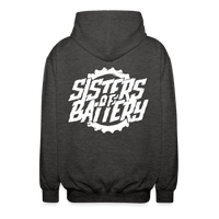 SPOD Unisex Kapuzenjacke Anthrazit / S Sisters of Battery - Unisex Kaputzenjacke E-Bike-Community