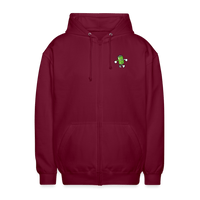 SPOD Unisex Kapuzenjacke Bordeaux / S Sons of Battery - B-Boy - 2 Seiten - Unisex Kapuzenjacke E-Bike-Community