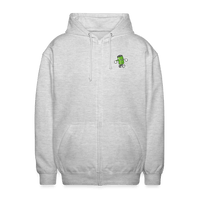 SPOD Unisex Kapuzenjacke Hellgrau meliert / S Sons of Battery - B-Boy - 2 Seiten - Unisex Kapuzenjacke E-Bike-Community