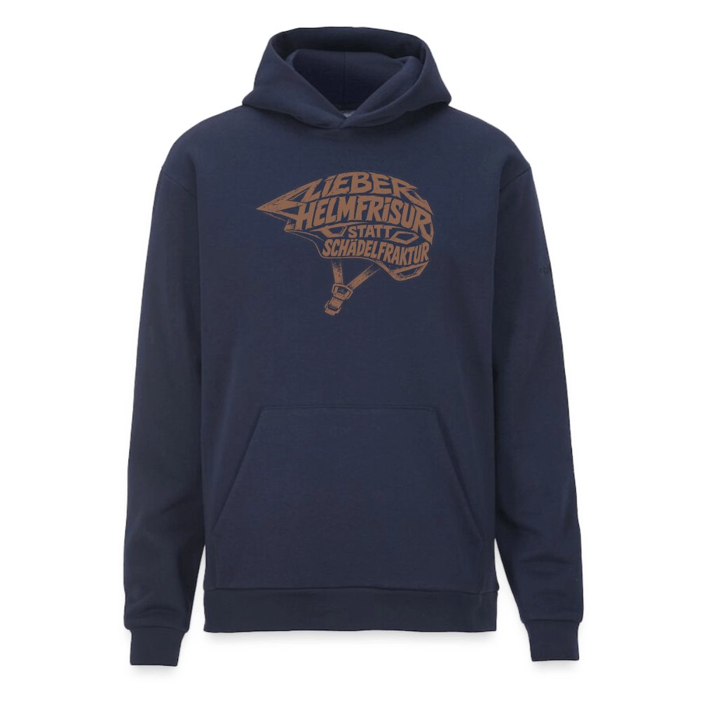 Spreadconnect CRAFT Community 2.0 Hoodie Dunkelnavy / XS Lieber Helmfrisur statt Schädelfraktur - CRAFT Community 2.0 Hoodie E-Bike-Community